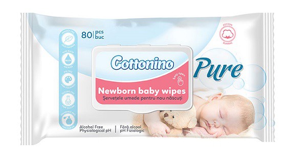 Vlhčené ubrousky Cottonino Baby 80ks | Péče o tělo - Dětské výrobky